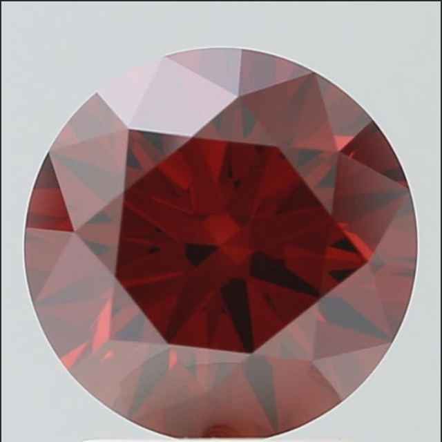 Round Diamond 2.2ct FANCY DEEP ORANGE VS1