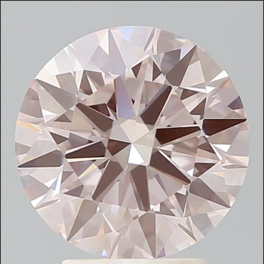 Round Diamond 3.39ct FANCY LIGHT PINK VVS2