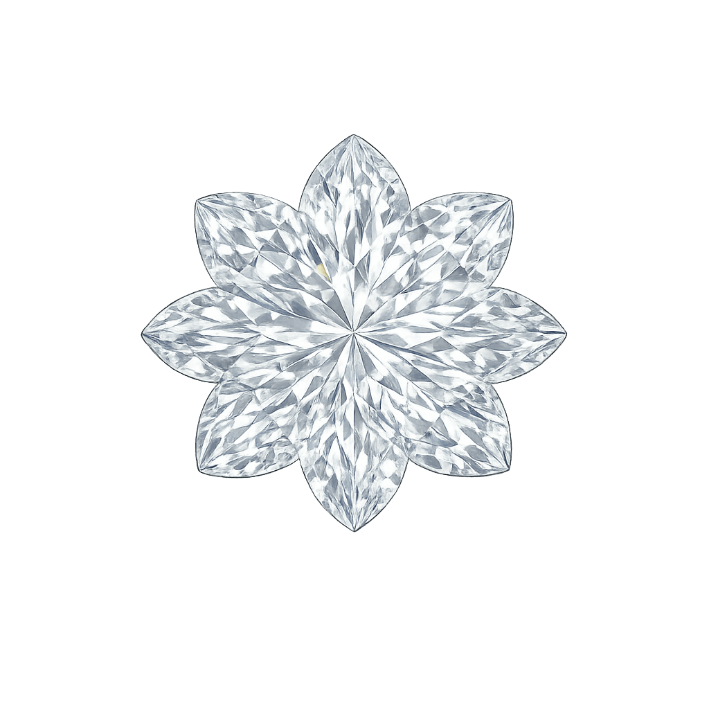 2.01 ct Flower Labordiamant F VS1 IGI - Dialoha Diamonds