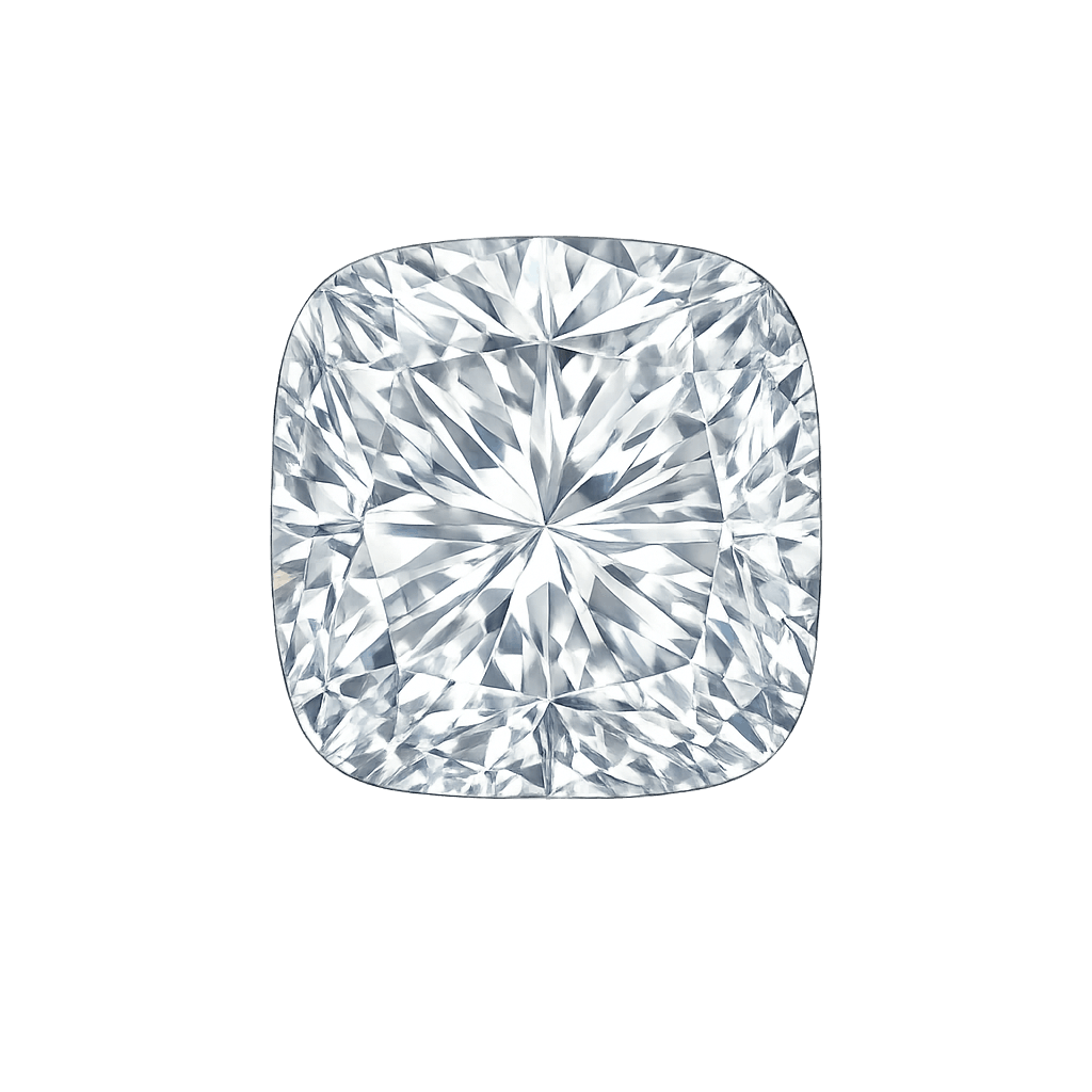 8.49 ct Kissen Farbiger Diamant FANCY VIVID BROWNISH PINK VS1 IGI - Dialoha Diamonds