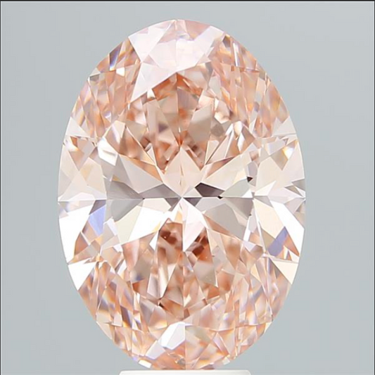 Oval Diamond 5.08ct FANCY VIVID PINK VS1