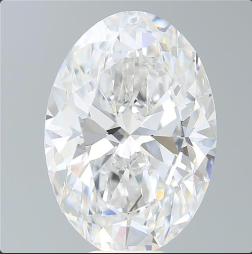 Oval Diamond 4.07ct F VS1