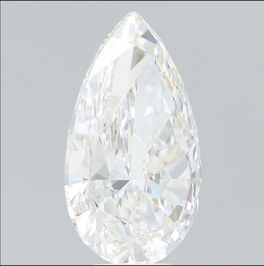 Pear Diamond 0.73ct D VVS2